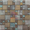 Rustic Copper Wit Pattern Mosaic Tiles (CFM1016)